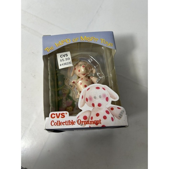 Enesco Other - Island of Misfit Toys Collectible Ornaments Spotted Elephant CVS Enesco Vtg 1999